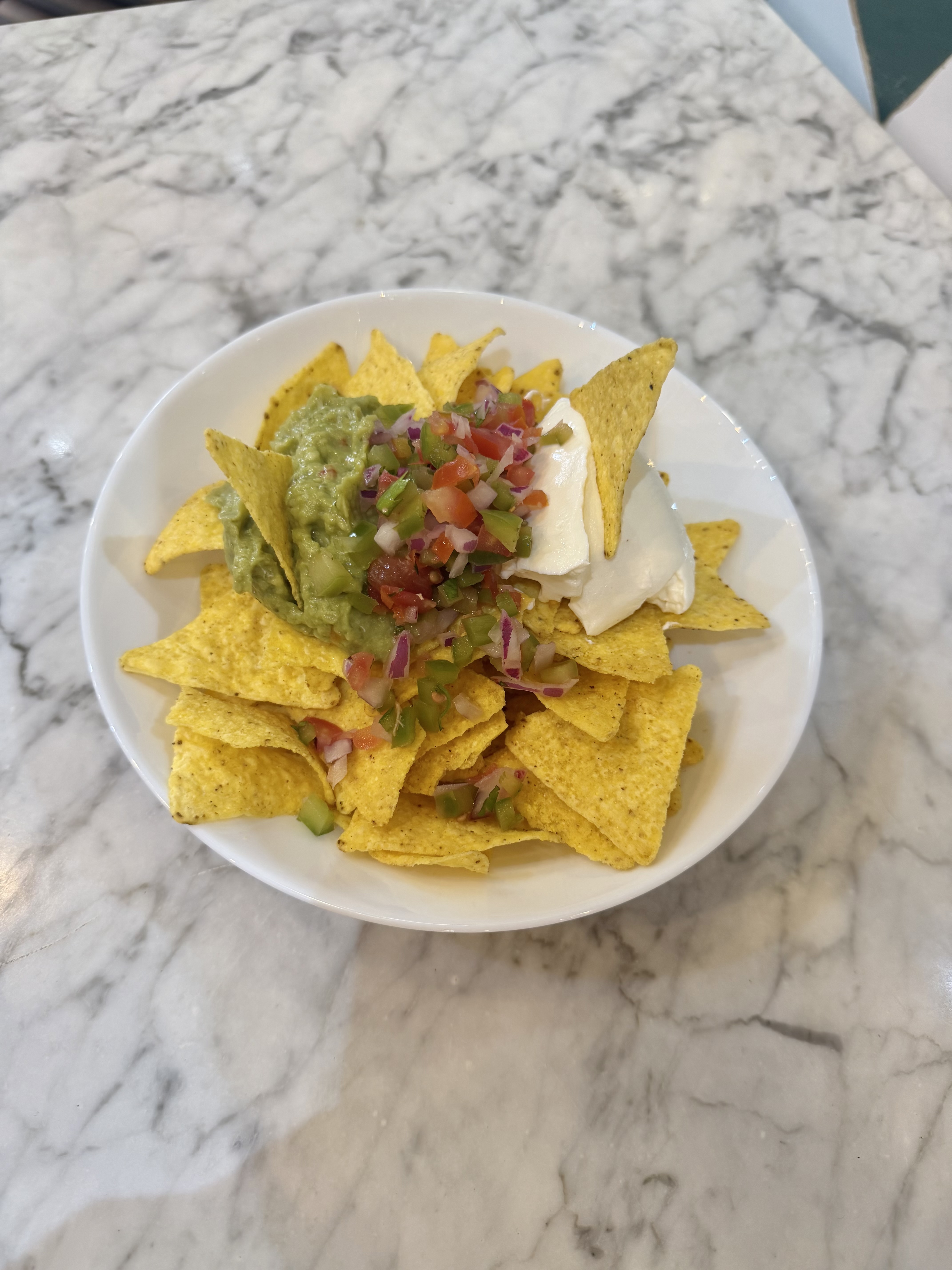 Nachos guacamole